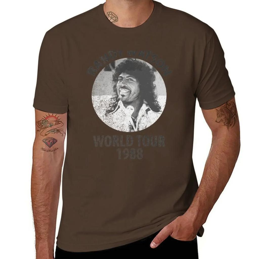 Randy Watson World Tour T-Shirt for a boy customizeds boys whites designer t shirt men