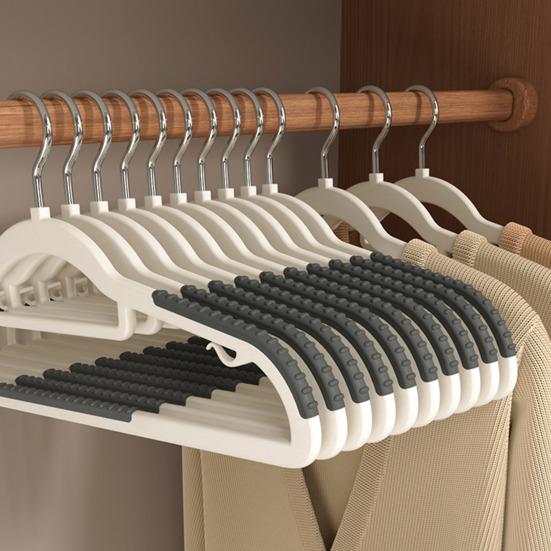 1/5/10pcs Clothes Hanger Anti-slip Rotary Smooth Anti-scratch No Deformation Wet Dry Dual Use