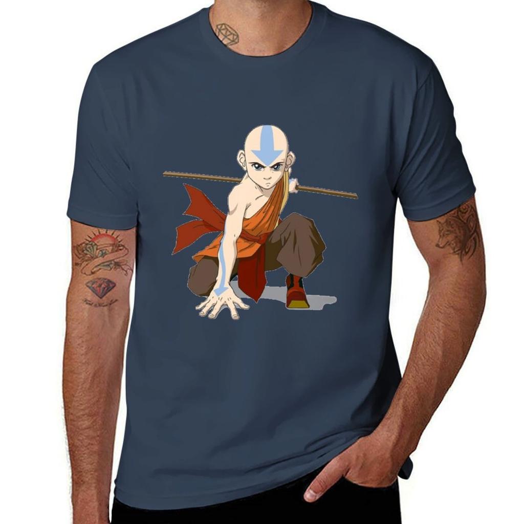 Aang T-Shirt Man T Shirt Graphic T Shirts for Man Graphic Vintage T-Shirt