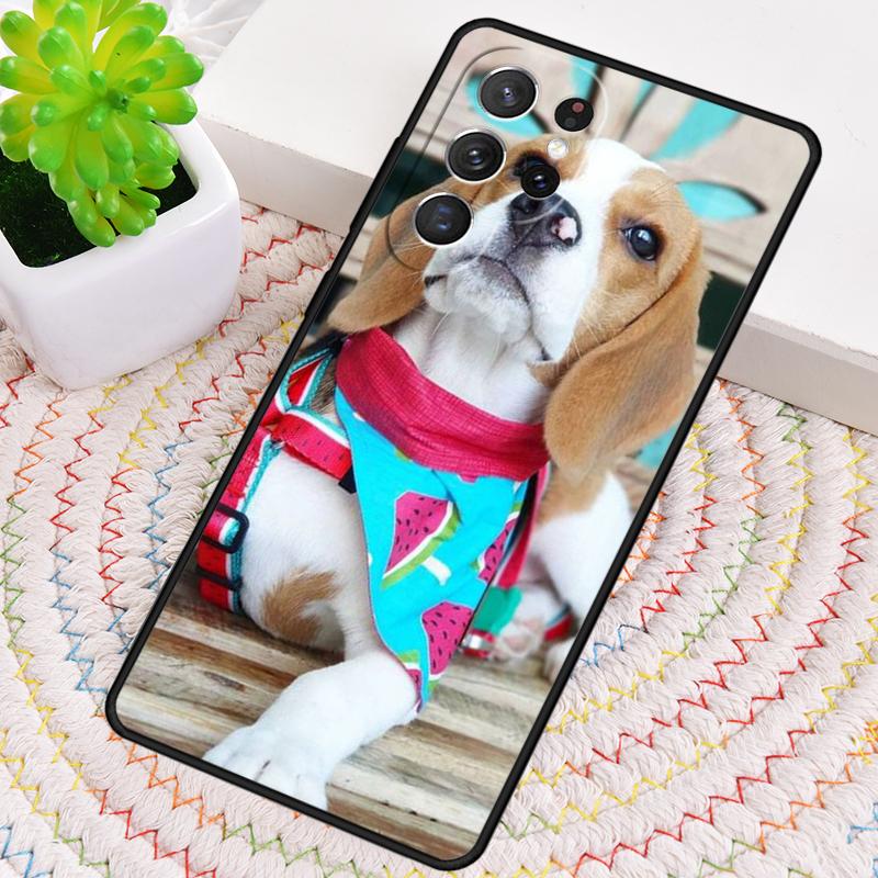 Милый мультяшный чехол для телефона с изображением собаки Бигль для Samsung Galaxy note 10 pro S26 Ultra S23 S24 FE S25 S21 S22 PLUS ударопрочный