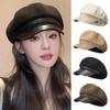 Windproof Painter Octagonal Cap Vintage Newsboy Pumpkin Hat Fashion Panama Cap for Women