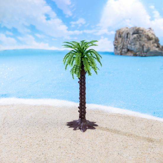Micro Landscape Ornaments, Beach Miniature Decoration, Boat/Chair/Umbrella/Palm Tree/Swimming Ring for Succulents Pots Glass Covers DIY Seaside Scene