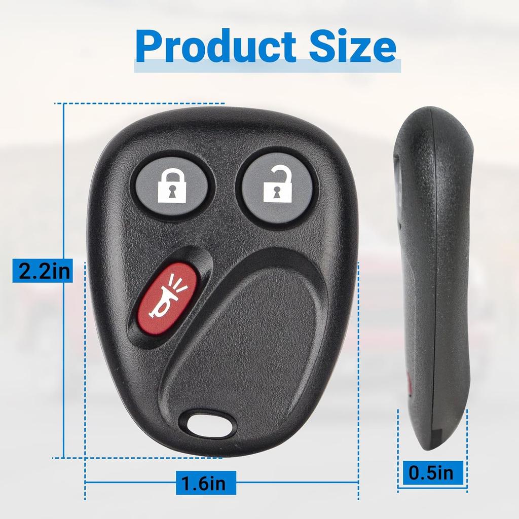 Замена брелока сигнализации для автомобиля без ключа для Chevy Chevrolet Silverado Tahoe Avalanche Equinox SSR Suburban/GMC Sierra Yukon/Cadillac 2003-2007 гг.