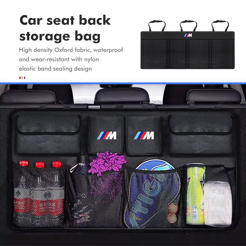 Large Capacity Car Trunk Hanging Storage Bag Seat Back Organizer Holder For BMW E30 E34 E36 E39 E46 E52 E53 E60 E61 E62 E70 E71 JK4