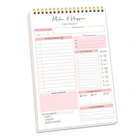 Целеустремленная книга-планировщик формата А5 Плавное письмо Без растекания чернил Эффективное достижение целей