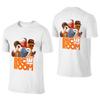 Rec Room American Retro Reversible Tshirt Solid Color Minimalism Ribbed Collar Tshirt