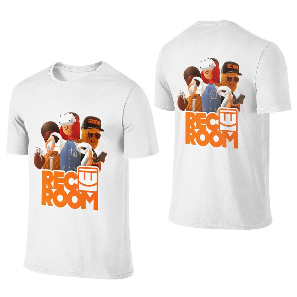 Rec Room American Retro Reversible Tshirt Solid Color Minimalism Ribbed Collar Tshirt