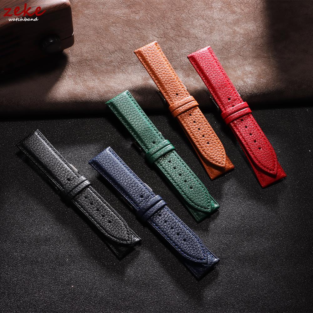 Кожаный ремешок для часов 10/12/14/16/18/20/22 мм для Samsung Galaxy Watch7/6/5/4, винтажный коричневый, универсальный тонкий браслет для мужчин и женщин