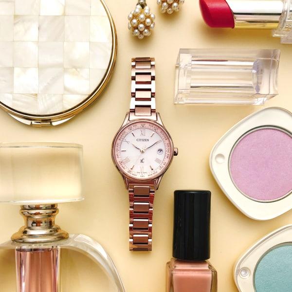 Citizen EC1164-53W ( Watch xC Eco-Drive Radio-controlled H246 Titania Line Happy Flight Bloom Design Sakura Pink)