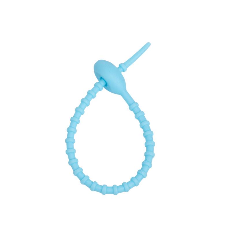 Цветная силиконовая стяжка-головастик: Сделай сам брелок, Модная игрушка, Ремешок для сумки и Намотка для шнурка