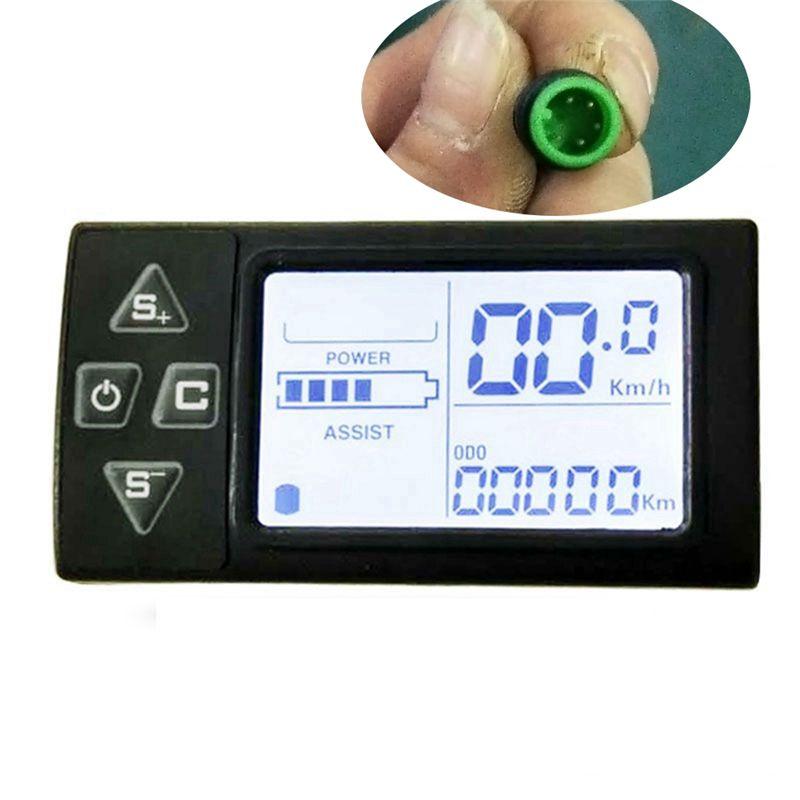NEW HOT In Stock-36V 48V S861 Lithium Battery LCD Liquid Crystal Electric Vehicle Mountain Bike Scooter Speedometer