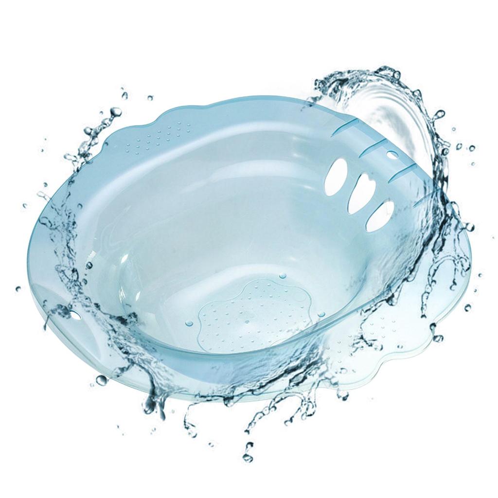 Сидячая ванна для сиденья унитаза, биде успокаивает и очищает широкую глубокую чашу с защитой от перелива бедра