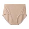 Нижнее белье из модала с высокой талией, женские шелковые антибактериальные цельные женские треугольные брюки