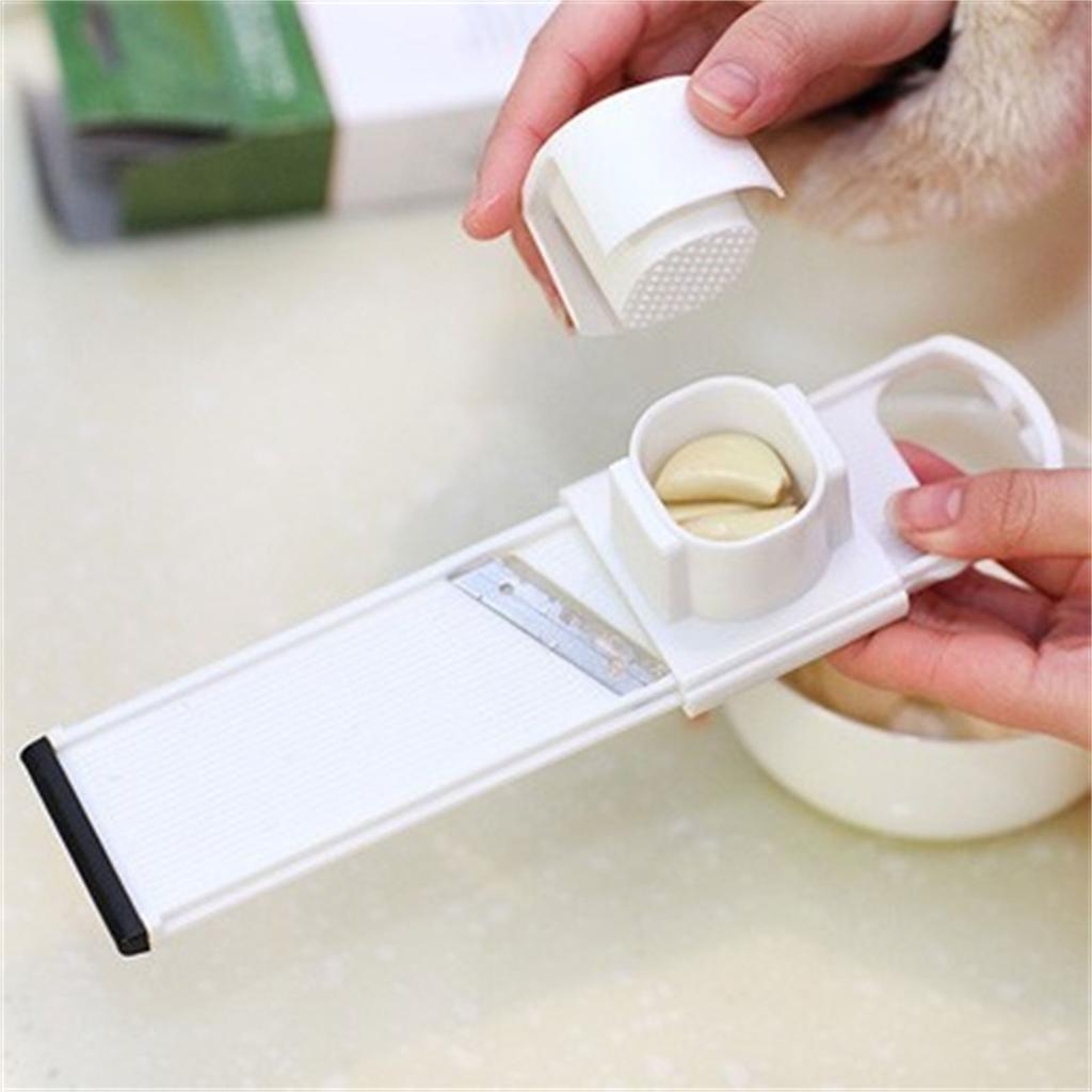 Многофункциональный ручной резак для чеснока, слайсер, инструмент для нарезки имбиря, двухсторонний гаджет для нарезки овощей