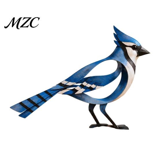Minimalist Desktop Decorations Metal Bird Figurine, Art Sculpture, Small Animal Ornament, Figurines for Home Decor Pastoral Style Piece Living