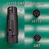 Адаптер для зарядки электромобилей Type1 на GBT SAE Адаптер зарядного устройства для электромобилей J1772 на GBT Адаптер для зарядки электромобилей AC