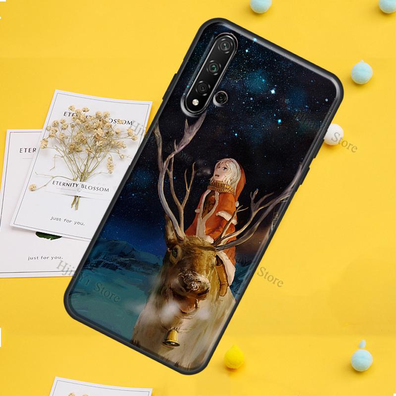 Чехол «С Рождеством» для Huawei P30 P20 P40 P60 Pro P Smart Nova 9 5T Honor Magic 5 Lite X8 X9a 50 70