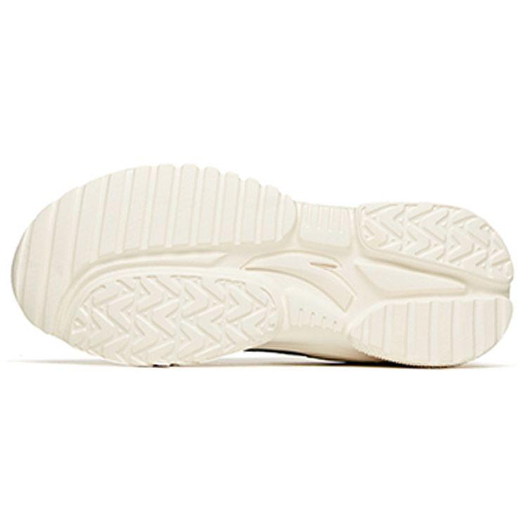 Anta Lifestyle Series Fabric Synthetic Leather Non-Slip Wear-Resistant Lightweight Low-Top Dad Shoes Women Sneakers White Blue Yellow 922048823-8