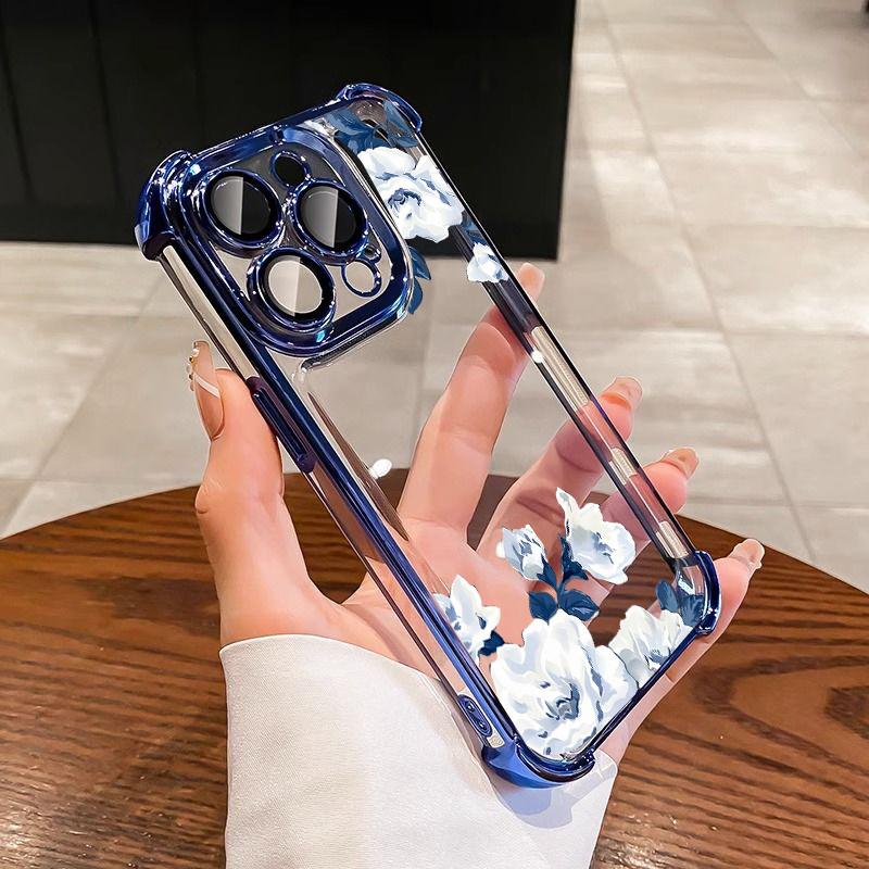 Ночная Белая Роза Чехол Для Huawei Honor 600 400 Pro Magic 7 Lite X5C X6D X7D X8D X9D X8C X8B X8A X7A X6C X9B X5B X6A X9A