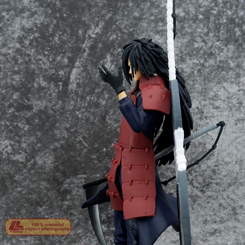 Anime Ninja Shippuden Uchiha Madara Circular Fan Battle Figure Statue Toy Gift