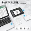 IClever KP08Pro Цифровая клавиатура, Беспроводная Bluetooth-клавиатура с цифрами, Сопряжение до 3 устройств, Ультратонкая, с клавишей Tab, Беспроводная Bluetooth-цифровая Pa