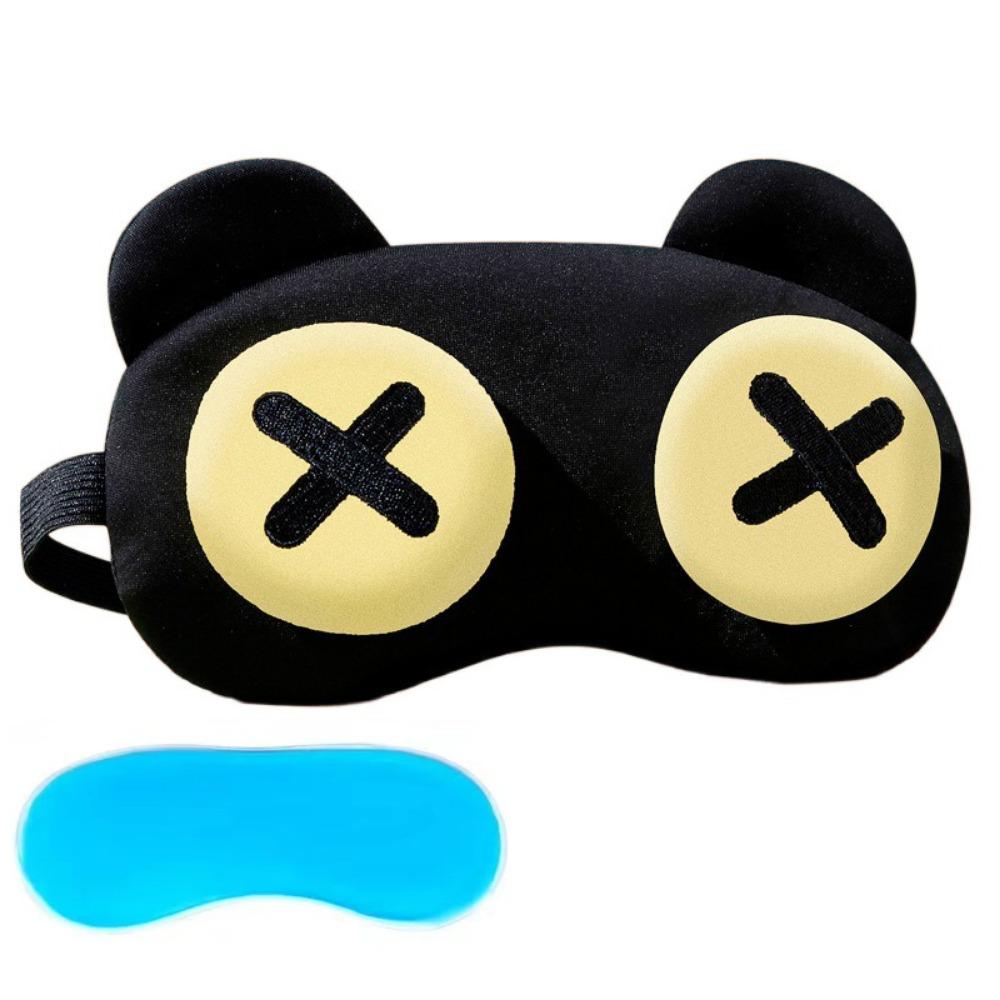Breathable Funny Anime Eye Cover Adjustable Travel Relax Eyepatch Soft Cartoon Sleep Eye Mask Home