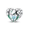 S925 Silver Glow In The Dark Beaded Butterfly Firefly Deer Pendant 925 Silver Bracelet DIY Jewelry Making Kit Accessories Set