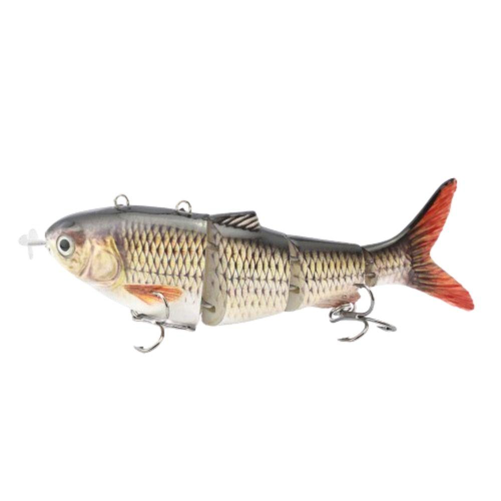 Bionic Fish Электрическая приманка Воблеры Автоматическая плавающая приманка Жесткая рыболовная приманка Крэнкбейт