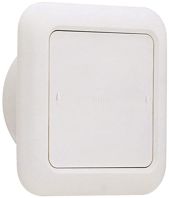 Unix Indoor Resin Register KRP150BWF Square Register with Saran Net Filter