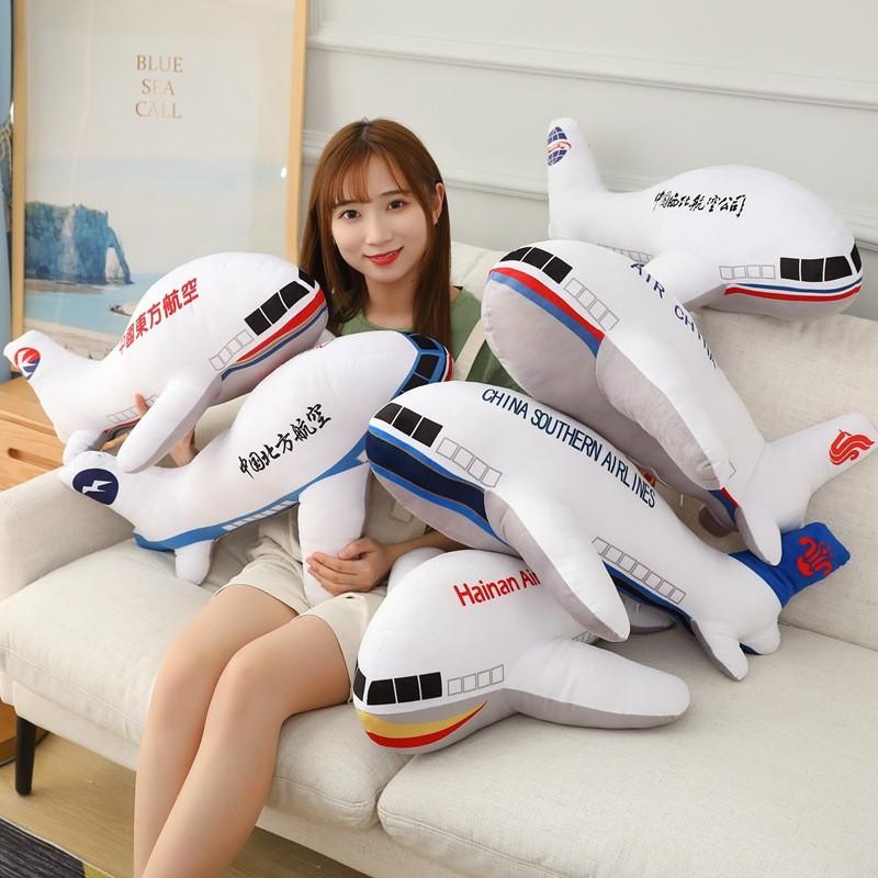 Airplane Model Plush Toy Aeroplane Stuffed Doll Home Decorations Kids Gifts