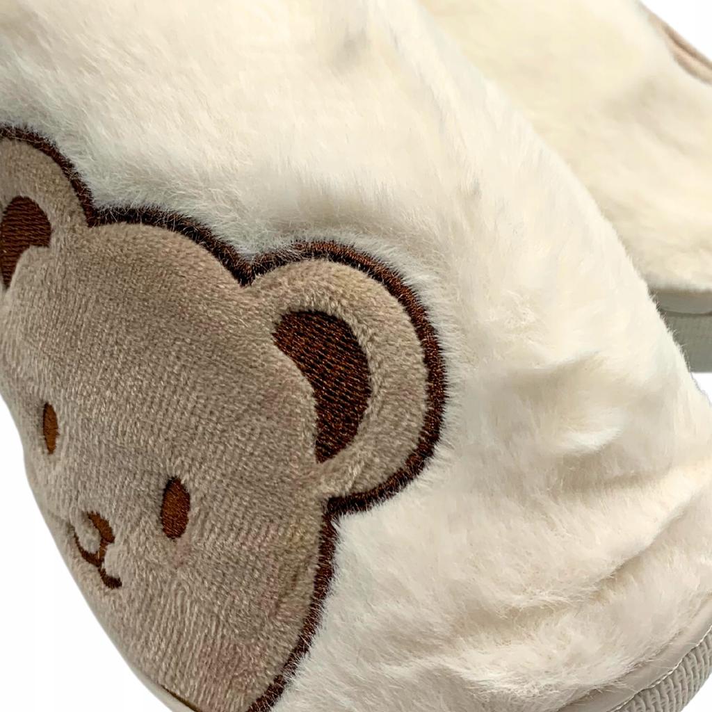 Winter Slippers Teddy Bear Women's Children's Warm Slippers S. 40-41