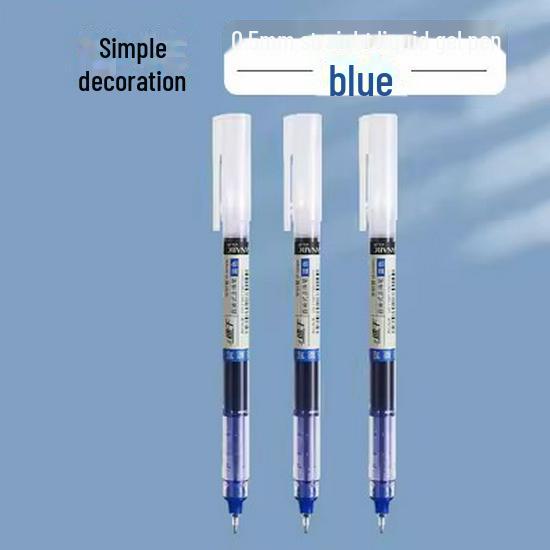 Быстросохнущая шариковая ручка с черным гелевым наконечником 0,5 мм для экзаменов