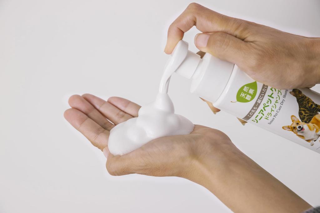 Series Pet Enzyme Dry Shampoo Special Bottle 200ml Refill Pouch 300ml Set Original Sticker Eco-Excellent + +