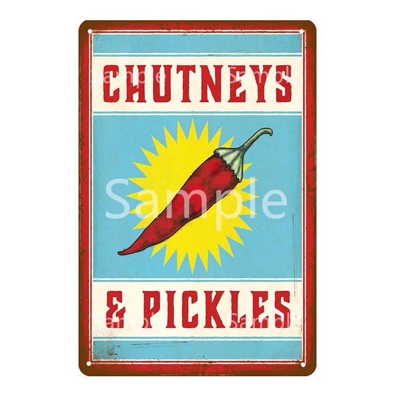 Памятная доска Thatchers Фрукты Бананы Металлическая вывеска Винтажное украшение фермы Домашний декор Наклейка на стену Магазин Живопись Постер для ресторана YL168