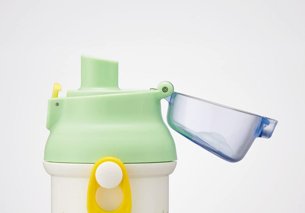 Skater Пластиковая бутылка для воды 480 мл, одно нажатие, антибактериальная, для детей, легкая, антибактериальная обработка, сделано в Японии, Shimajiro 23, для мальчиков и девочек