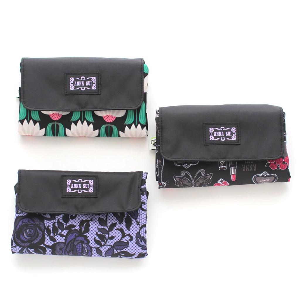 Эко-сумка My Bag Ретро Цветок Зеленый Sui [ANNA SUI] (Replieve) <С молнией> (В упаковке) [Анна 000298-0003-01]