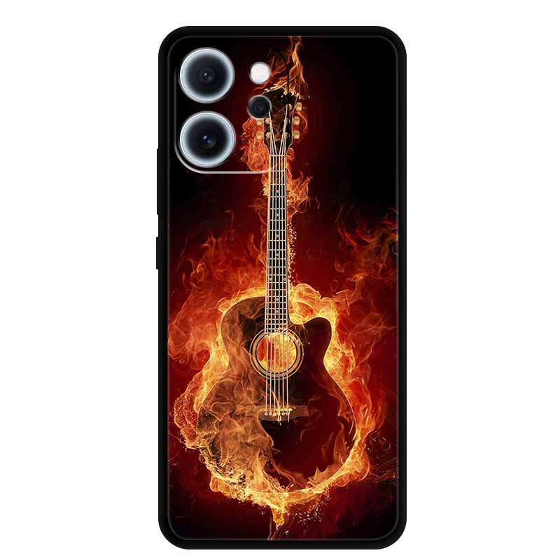 Cartoon Phone Case For Oppo Reno15 F Soft TPU Silicone Protector Relief Flower Emboss 3D Cover Funda Reno15F 15F Bumper Shield
