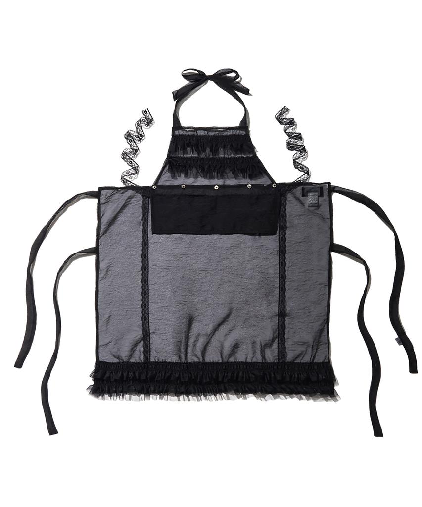 Peace Maker Ts 3Way Sheer Apron (Black)