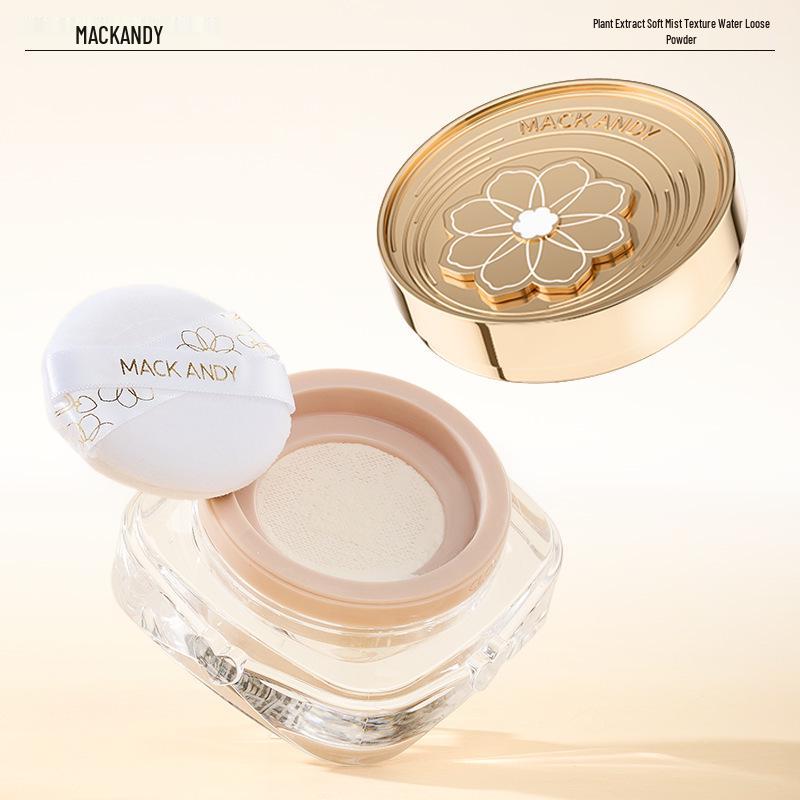 Рассыпчатая пудра Mark Andy Botanical Mist: Пудра для фиксации макияжа, контролирующая жирность, водостойкая, стойкая