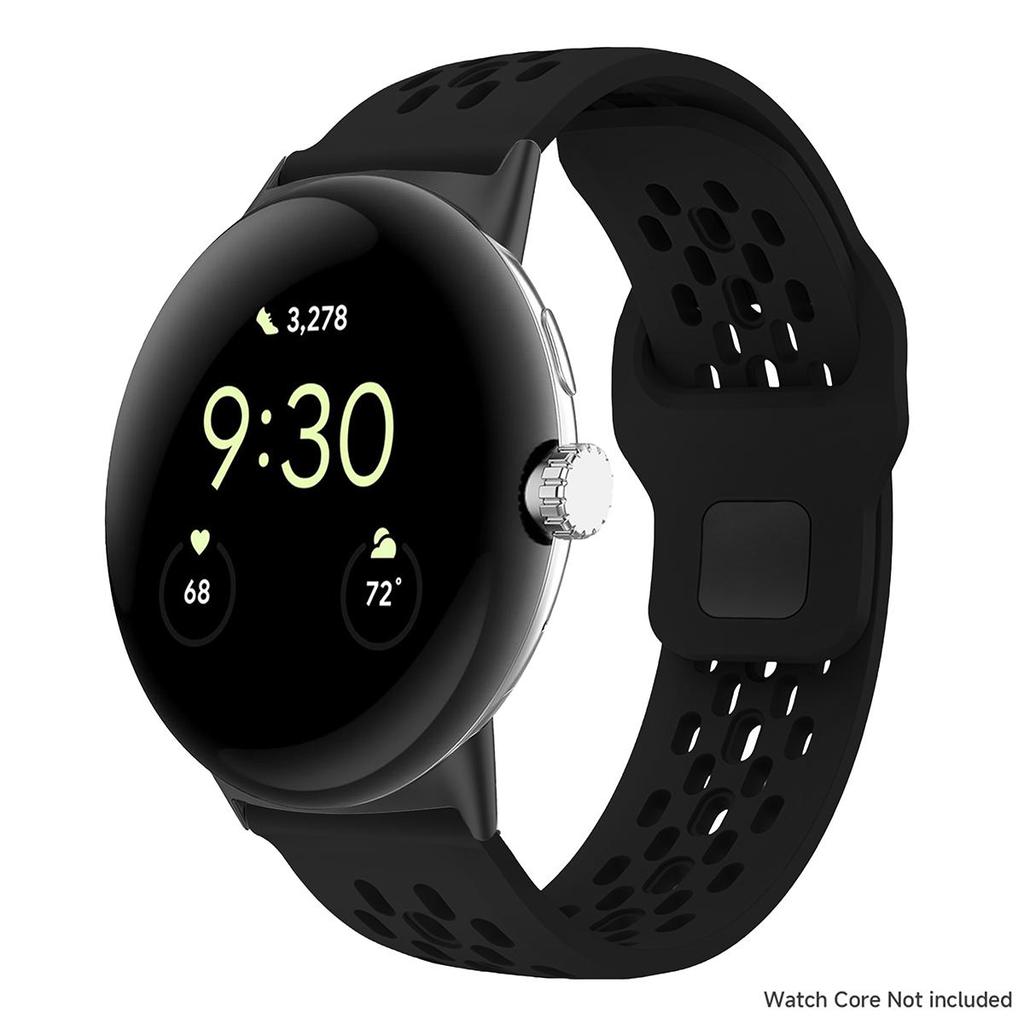 Дышащий спортивный силиконовый ремешок для Google Pixel Watch 4 3 45мм 41мм, сменный мягкий браслет для Pixel 2 1 41мм умных часов