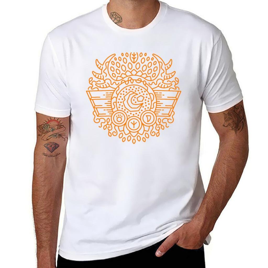 Druid Class Crest (color) TShirt Big and Tall Short Sleeve Tee