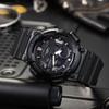 Casio Серия часов-круглый черный воин, уличный ретро, двойной дисплей, кварцевый механизм, японские и корейские часы, тот же стиль для AEQ-110W-1BBA-110-1A