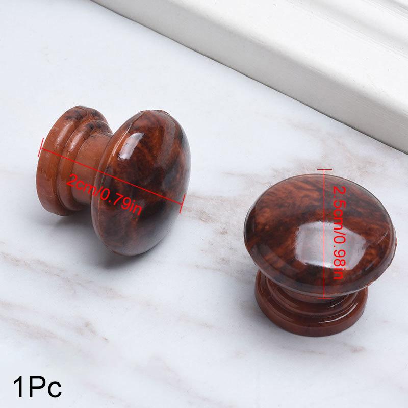 Дверная ручка круглая из натурального дерева, ручка для ящика шкафа, дверные ручки для шкафа, мебельные ручки, фурнитура для кухонной мебели