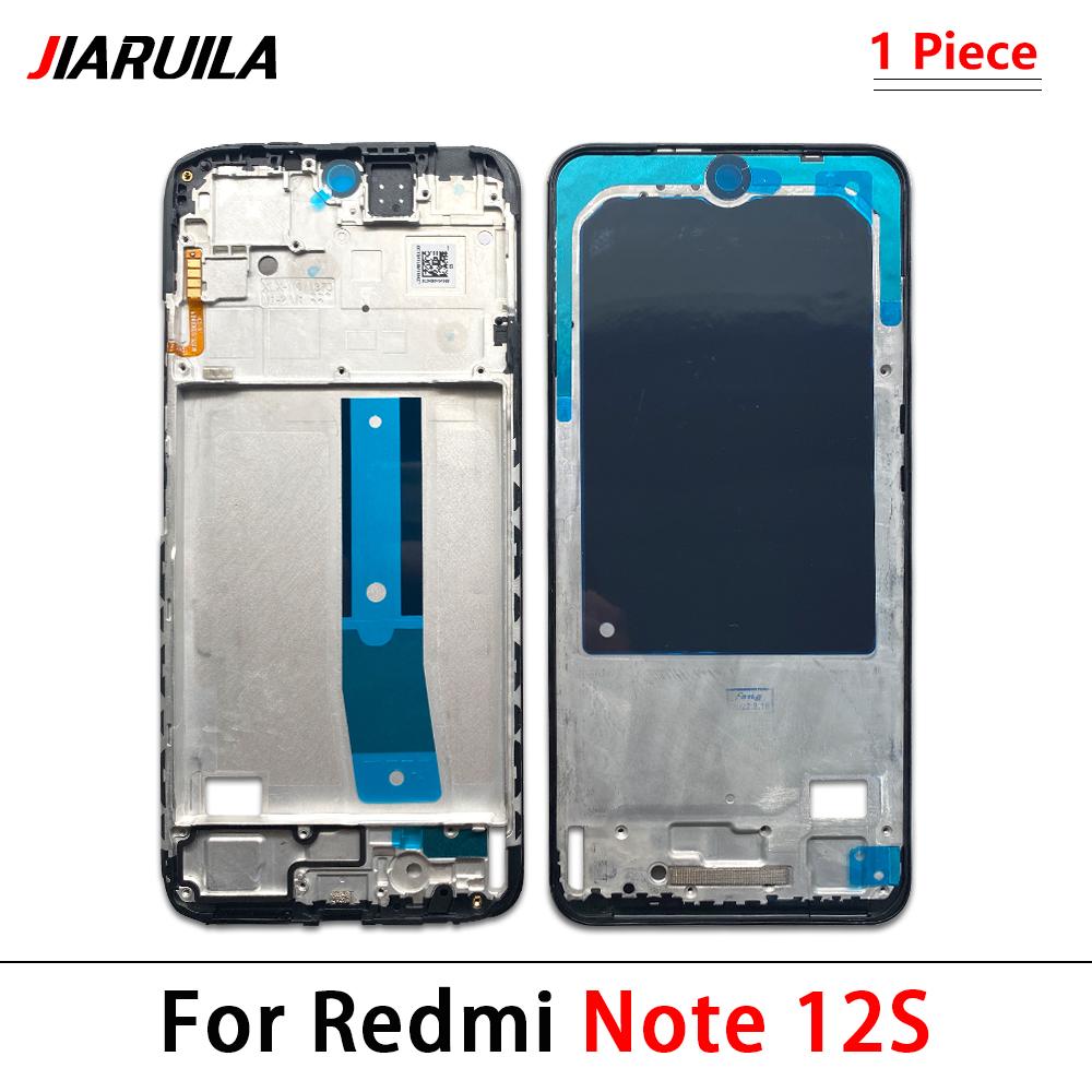 Передняя крышка LCD Средняя рамка Рамка экрана Держатель Для Xiaomi Redmi Note 9 10S 10 11 Pro Plus 12S 12 Pro 5G 4G