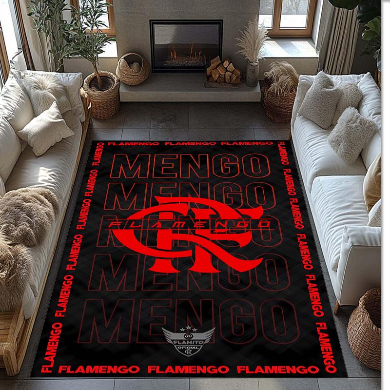 Fiorentina Printed Flannel Area Rug Non Slip Soft Polyester Floor Carpet Indoor Decor Mat for Bedroom Living Room Sofa