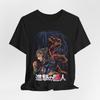 Anime-Inspired Unisex Jersey Tee, Attack On Titan Shirt, Graphic T-Shirt,