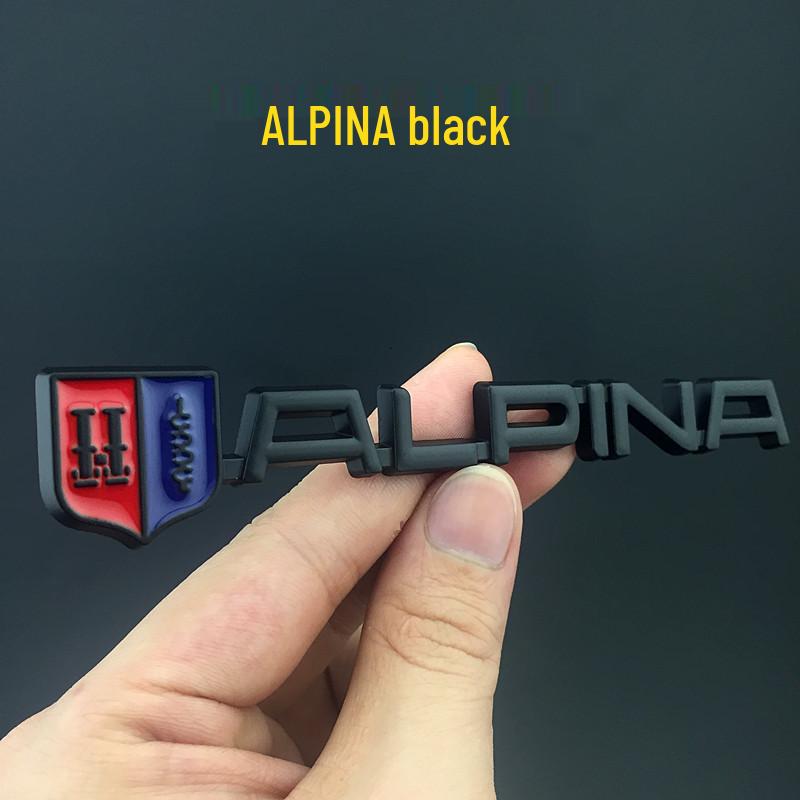 Металлическая эмблема с логотипом Alpina Car: Наклейка для украшения хвоста, боковой части или корпуса