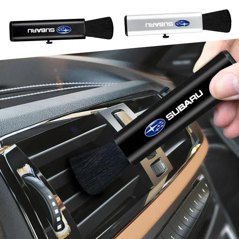Car Air Outlet Cleaning Brush Retractable Dust Removal Tools for Subaru XV FORESTER IMPREZA LEGACY STI Crosstrek LEVORG ASCENT siu2