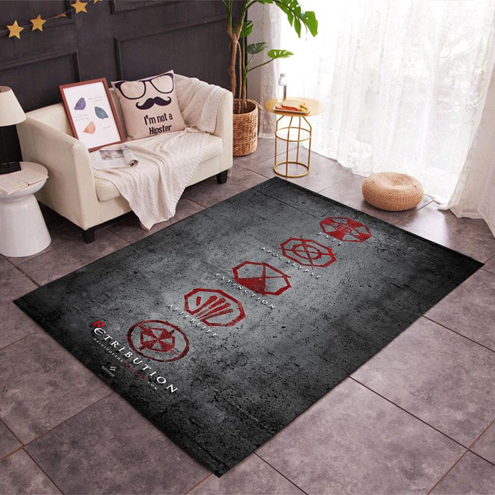 Umbrella Corporation Logo Floor Mat Suitable for Hallway Playrooms Outdoor Living Rooms Antislip Carpet Decorate Offices Best for Christmas
