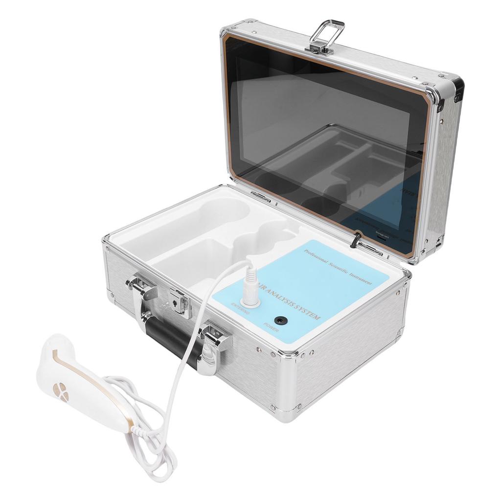 12-дюймовый детектор кожи головы с пультом дистанционного управления, перезаряжаемый детектор волосяных фолликулов, 50-кратное 200-кратное увеличение, тестер кожи головы